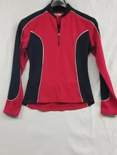 Bellwether Technical Apparel Women's Long Sleeve Cycling Jersey Size Medium Red