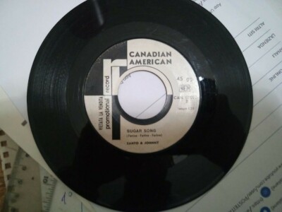 7'' PROMO SANTO & JOHNNY THE BREEZE AND I SUGAR SONG SEHR GUTER ZUSTAND+/EX