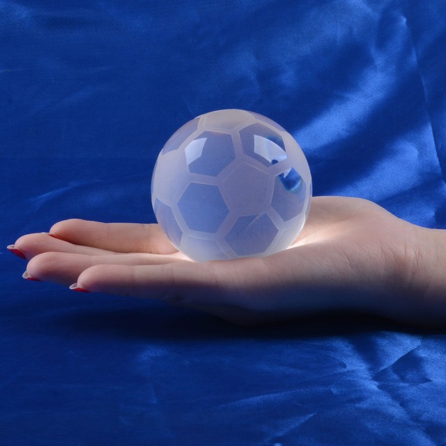 New Crystal Glass Soccer Football Ball Sphere ORB 4080mm Graduation