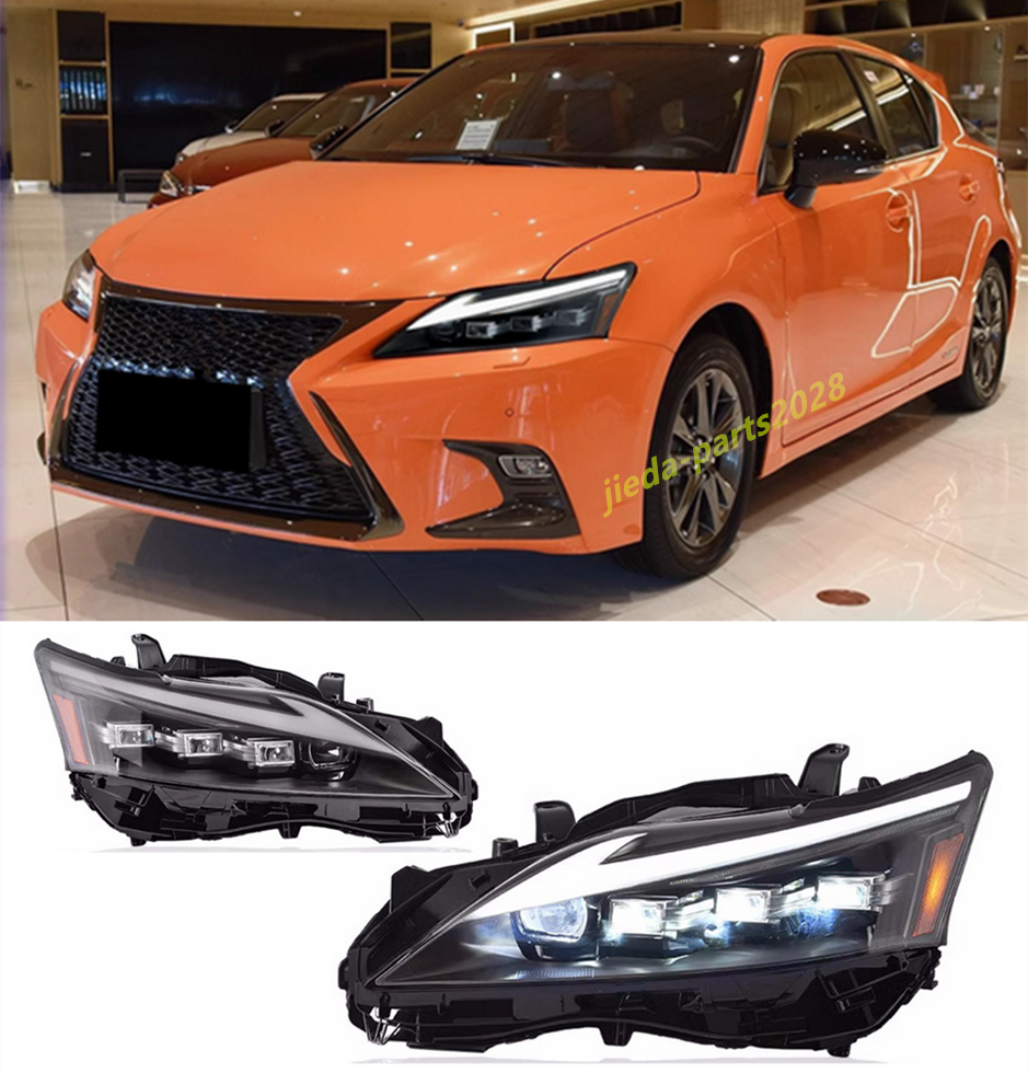 #2087 LEXUS CT20前期　ヘッドライト Pair LED Headlight For Lexus CT200h CT200 2013-2017 DRL Projector