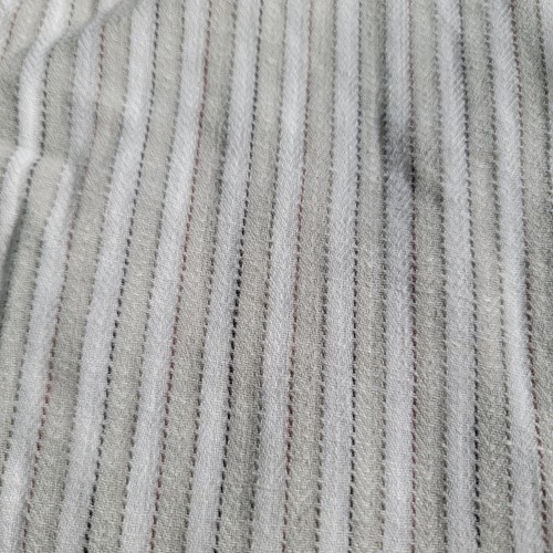 Henry Grethel Linen Cotton Belnd Striped Long Sleeve Button Down Shirt 15½ - 第 3/5 張圖片