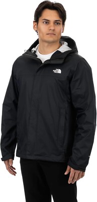 THE NORTH FACE Men s Venture 2 Waterproof Hooded Rain Jacket, TNF Black, X-Large