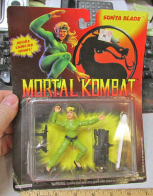 1994 Hasbro Mortal Kombat Sonya Blade Action figure NEW in original blister pack