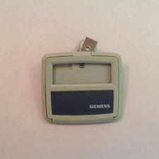 Vintage Siemens Employee Name Badge Clip-On Name Tag Pass Plastic Film Holder