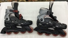 2XS Black/Red/Silver Rollerblades Inline Skates Comfort Flex Hyper Shell