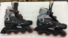 2XS Black/Red/Silver Rollerblades Inline Skates Comfort Flex Hyper Shell