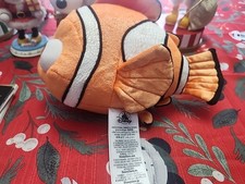 Disney Store Finding Nemo Orange Plush Nemo Clownfish Pixar NO TAGS