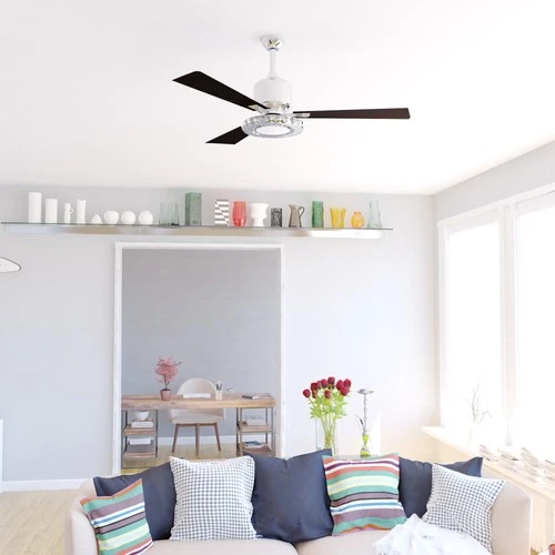 Vaxcel Lighting Clara 52 Clara 52" 3 Blade Indoor Ceiling Fan - Nickel - Picture 7 of 12