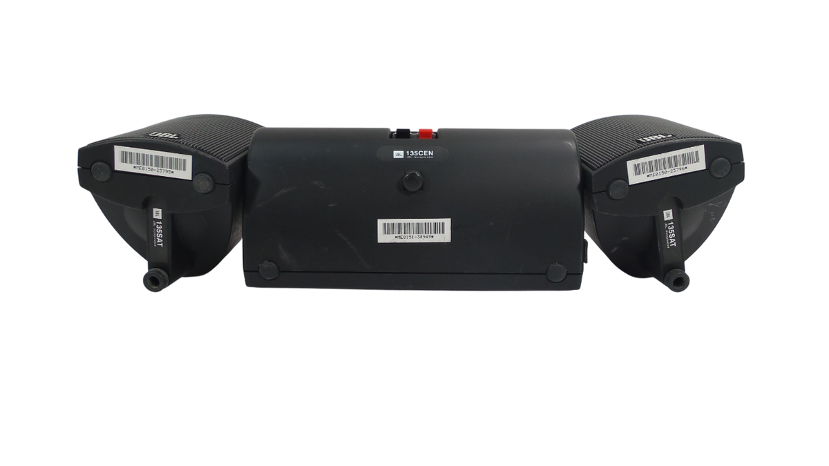 JBL 135 Surround Wired Speaker Set. Two 135SAT and One 135CEN