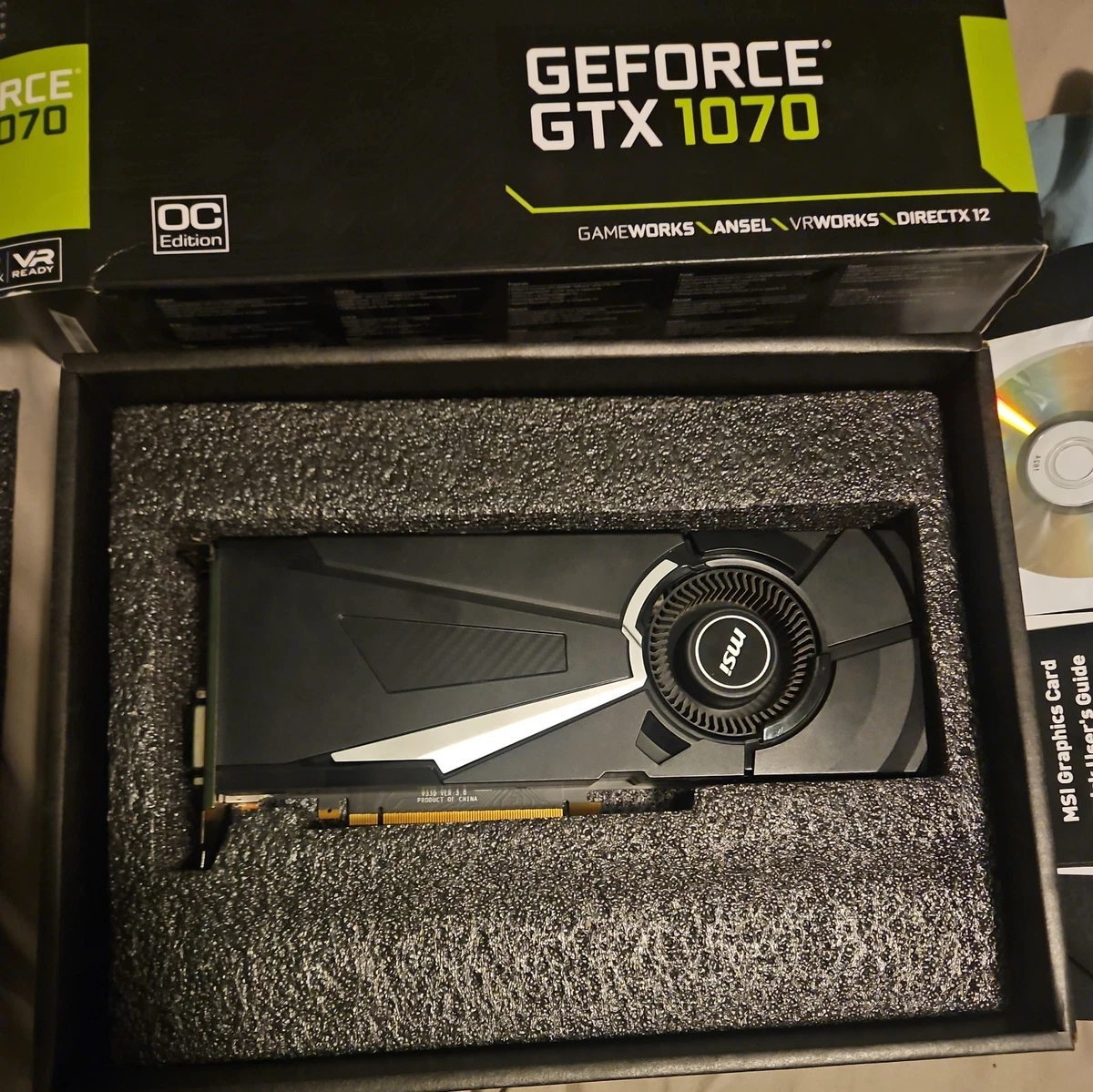 MSI NVIDIA GeForce GTX 1070 8 GB Memory Computer Graphics Cards