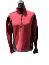 Vintage Mountain Hardwear Sweater Womens 8 Polartec Fleece 1/4 Zip Made in USA