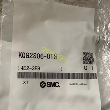 1Pcs SMC KQG2S06-01S Push-In Straight Tubing Fitting 6 mm Tube Outer Diameter