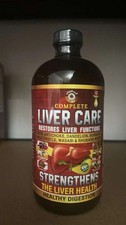 Complete Liver Care Liquid Detox Supplement Milk Thistle Artichoke Formula