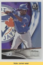2016 Bowman Platinum Next Generation Prospects Purple Anthony Alford READ j1d