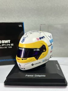 Franco Colapinto Alpine 2025 GP de EE. UU. Casco 1/5 Escala Spark