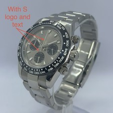 Seitona Ghost Mod - Seiko VK63 39MM Chronograph Oyster / Jubilee strap