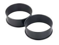 Chef Aid Non Stick Egg Poacher Rings Set for Frying Pan Breakfast