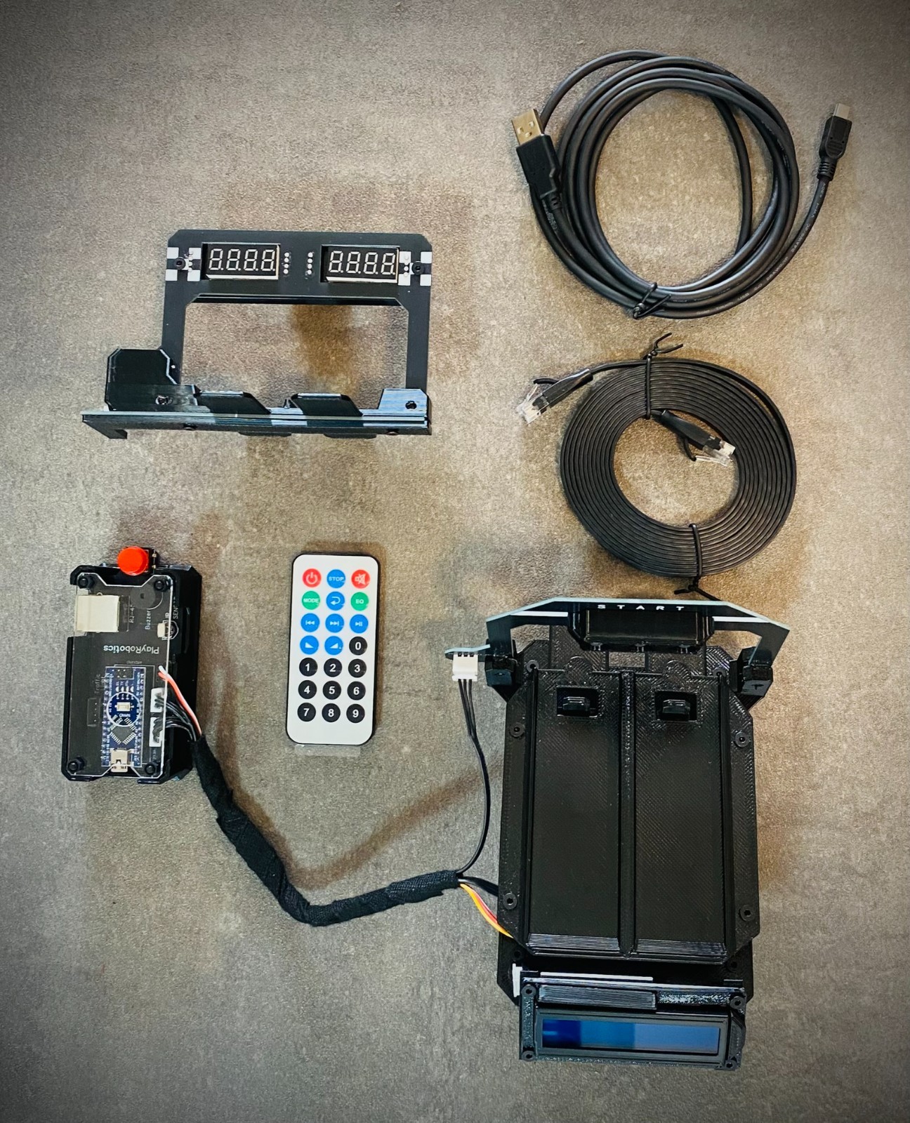 2 Lane Drag Racing PRO Timing system timer for Hot Wheels track diecast ...