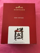 Hallmark Keepsake Ornament 2021 Sew Vintage singer sewing machine black new