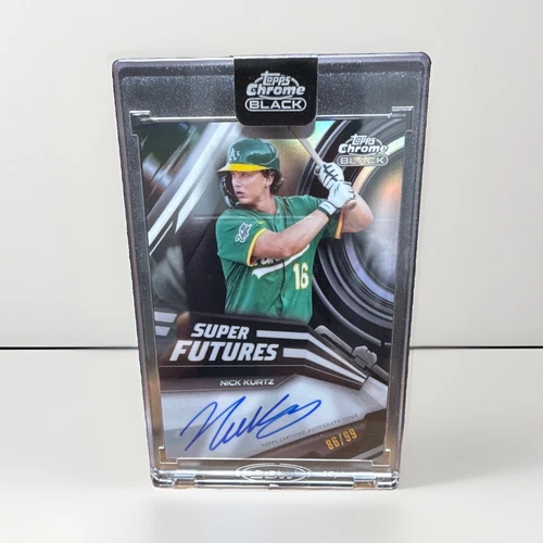 2026 Topps Chrome Black Nick Kurtz Super Futures Autographs (RAW)