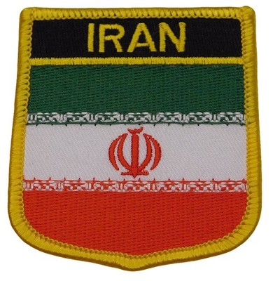 Iran Country Embroidered Iron On Patch FPS-110