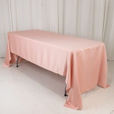 60x126" Lamour Satin Rectangular Tablecloth - Wedding PARTY Catering Event