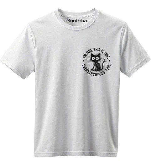 MOOHAHA Crazy Cat and Dog Double Sided T-Shirt
