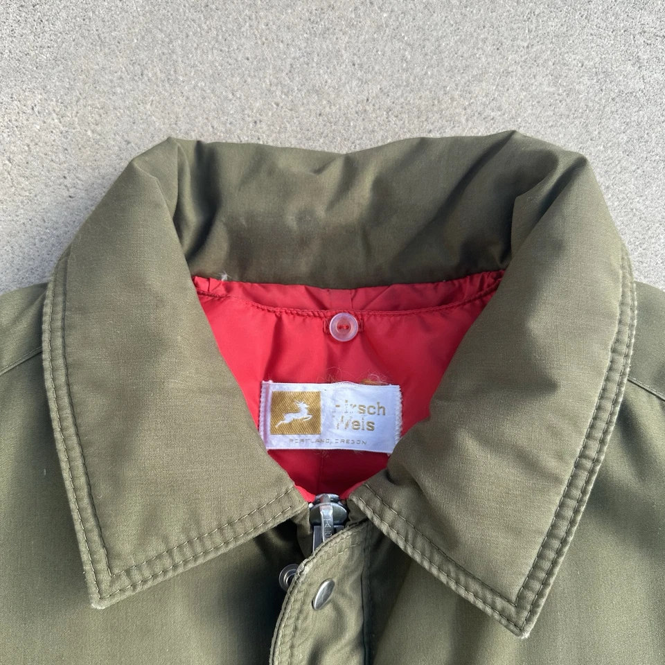 Chaqueta Parka Hirsch Weis XL Años 60 Caza Leñador Granja De Colección Foto 2 de 4