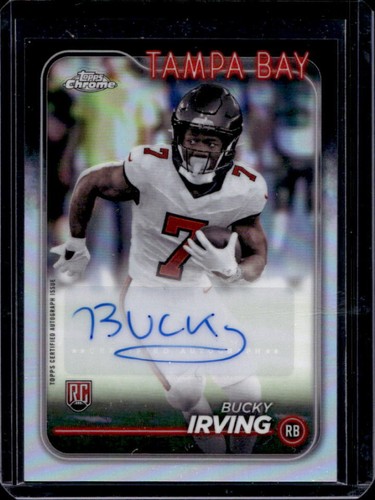 2024 Topps Chrome Bucky Irving Rookie Auto RC Refractor #RA-BIR Buccaneers