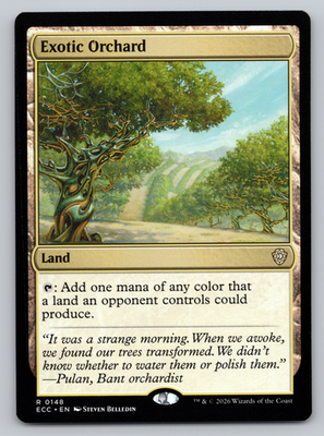 #ad #ad Exotic Orchard Commander: Lorwyn Eclipsed MTG BC $1.05