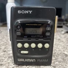 Sony Walkman WM-FX20 Cassette Player Radio Black Vintage Portable SEE DESCRIPTIO