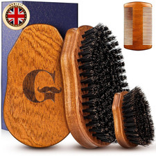 Beard Brush Comb Set for Men British Craftsmanship Handmade