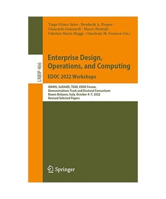 Enterprise Design, Operations, and Computing. EDOC 2022 Workshops: IDAMS, SoEA4E