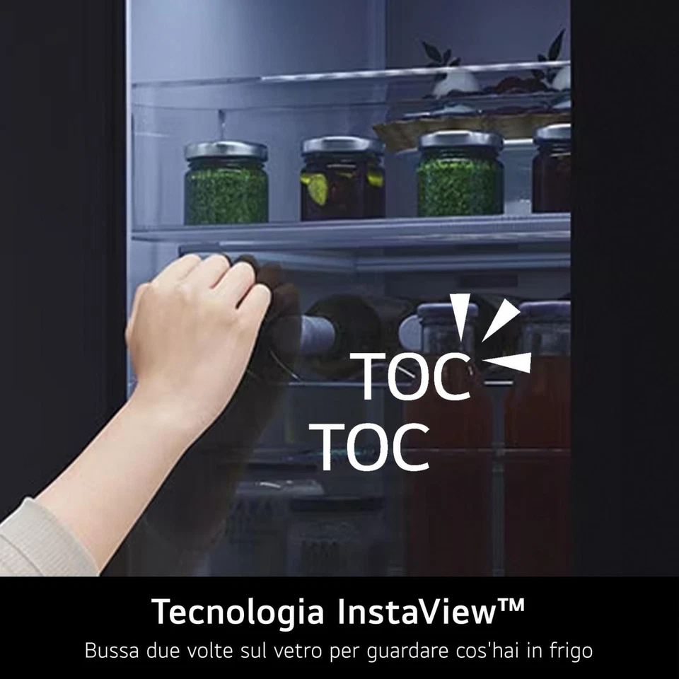 Lg Frigorifero Americano 635 L Cl.E NoFrost Argento GSGV81PYLL.APYQEUR InstaView - Immagine 4 di 4