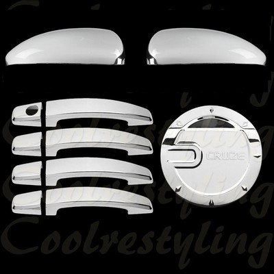 Premium FX Chrome Gas Door Cover for 2013-2014 Chevy Malibu