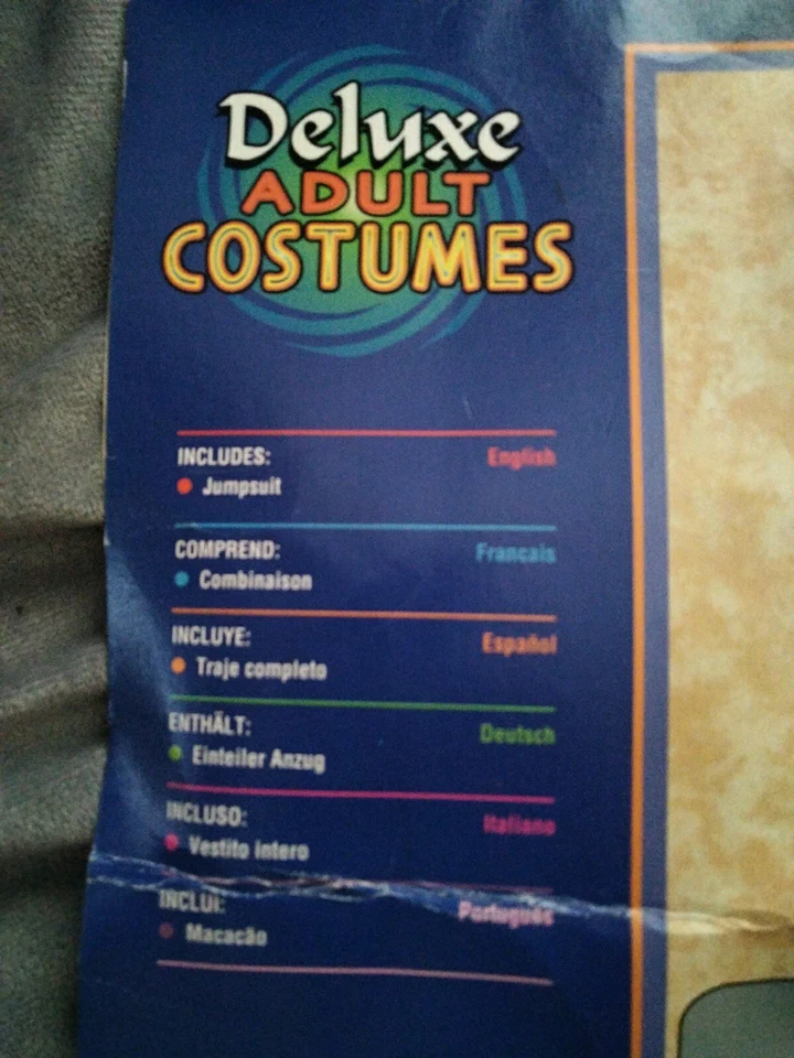 Rubie's Adult Orange Criminal Prisoner Jail Uniform Jumpsuit Costume w Shackles - Image 3 of 4