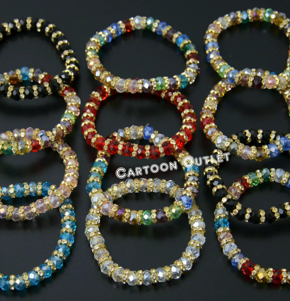 12 Bracelet Recuerdos  De Bautizo Primera Comunion Baptism First Communion Beads - Image 2 of 4