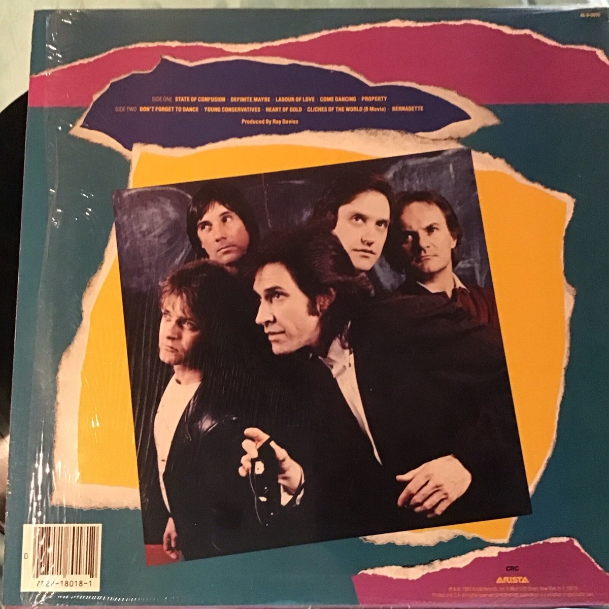 3200円帯◼️キンクス／ステイト・オブ・コンフュージョン LP 美盤 KINKS / State of Confusion / キンクス / ステイトオブ