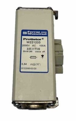 Mersen ferraz shawmut protistor W221233 2000V AC 100A
