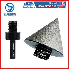 0-2" Diamond Beveling Chamfer Bit Finger Milling Bit Cone Tile Countersink Drill