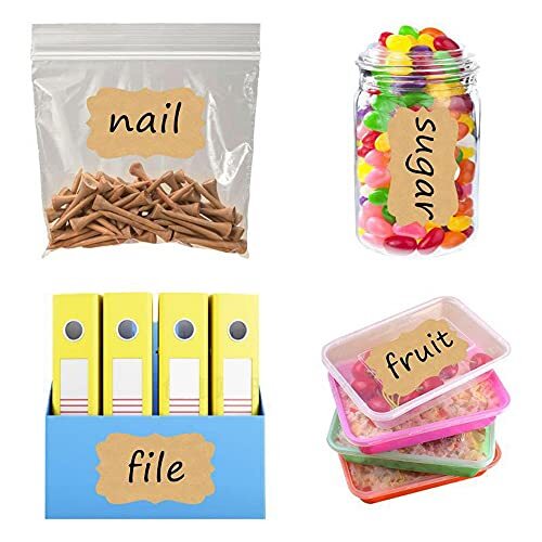 300 Pcs Gift Tags Stickers Name Labels Stickers, Self-Adhesive Handmade ...