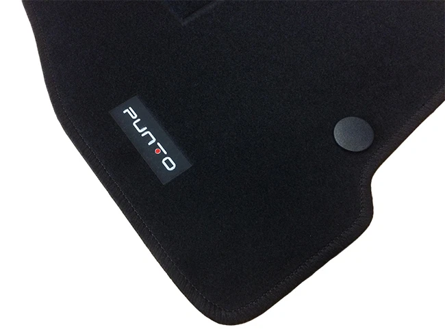 Tappetini in Moquette ORIGINALI Fiat Punto, Evo, Grande Punto 4 pezzi logo auto