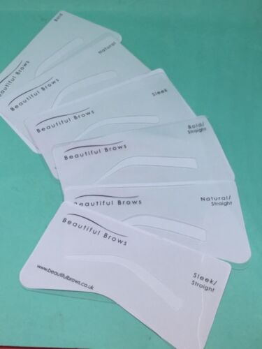 Beautiful Brows Brow Kit SLATE 6 stencils, tweezers,brush, mirror, New RRP£60 x2 - Picture 3 of 3