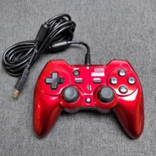 Hori HoriPad 3 Turbo Plus Wired Red Controller for Playstation 3 PS3 Tested