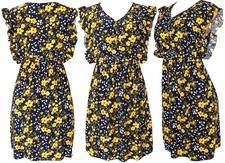 Dolman Floral Summer Batwing Sleeves Causal Dress