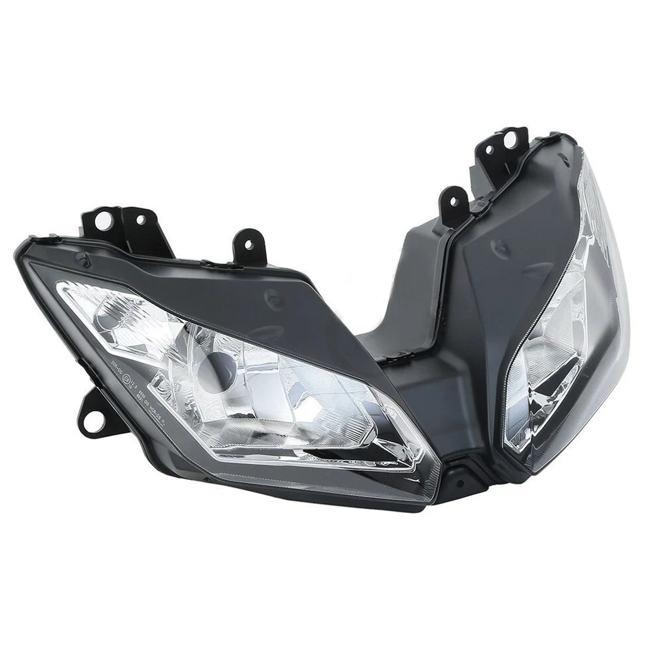 Conjunto de faros delanteros aptos para Kawasaki Ninja 300 EX300 2013-2017 Foto 3 de 4