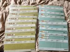 Lot 13 Creative Memories Jumbo Great Lengths Sticker Sets Assorted Themes 2005