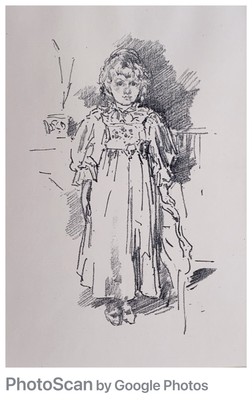 James Whistler, "Little Evelyn" Lithograph with Gallery Paperwork | eBay