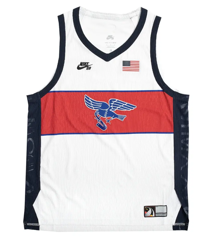 NIKE - NIKE SB Dri-FIT ショートスリーブスケートボードジャージーUSA Nike SB Men's Dri-FIT ADV Short Sleeve Skateboarding USA