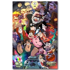 74764 Gravity Falls Cartoon Picture Wall Art Wall Print Poster US